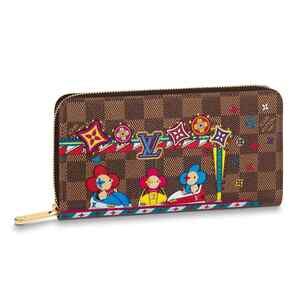 Louis Vuitton Christmas Holiday 2020 Vivienne Damier Ebene Purse Zippy Wallet